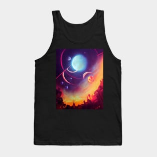 city town halloween Tank Top